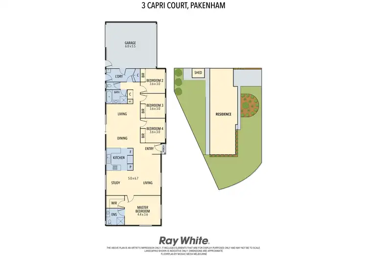 Floorplan of Homely house listing, 3 Capri Court, Pakenham VIC 3810