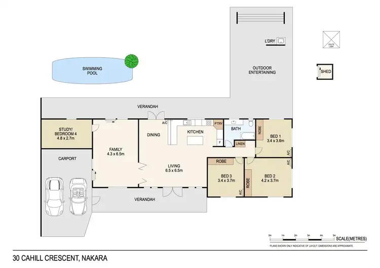 Floorplan of Homely house listing, 30 Cahill Crescent, Nakara NT 810