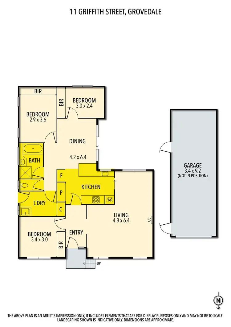 Floorplan of Homely house listing, 11 Griffith Street, Grovedale VIC 3216