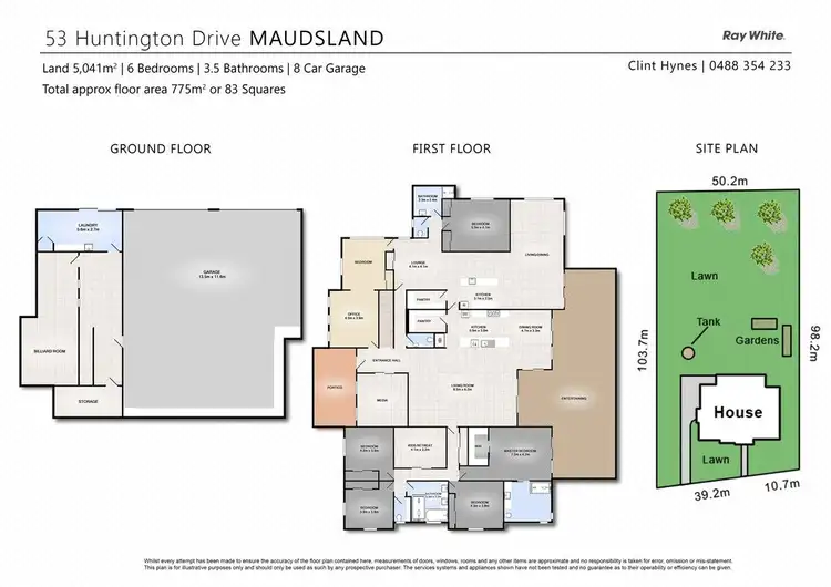 Floorplan of Homely house listing, 53 Huntington Drive, Maudsland QLD 4210