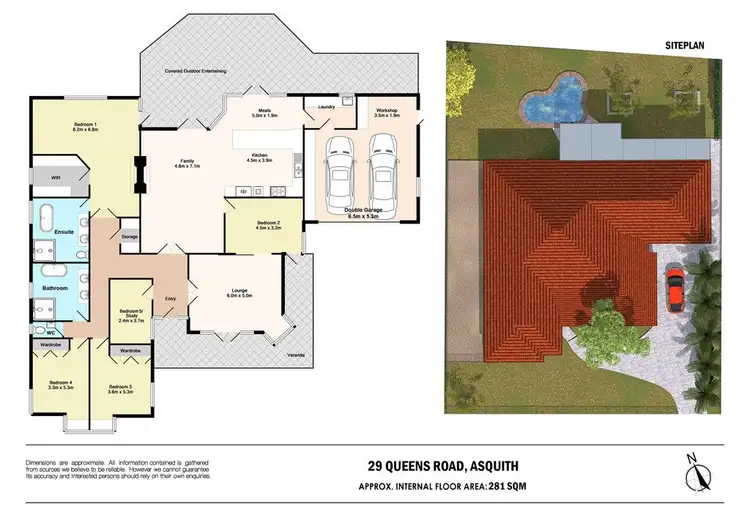 Floorplan of Homely house listing, 29 Queens Road, Asquith NSW 2077