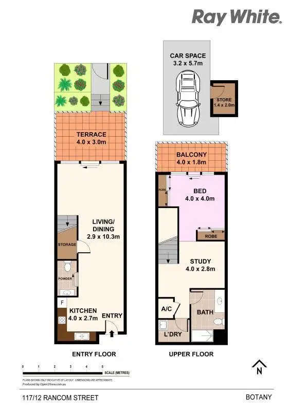 Floorplan of Homely apartment listing, 117/12 Rancom Street, Botany NSW 2019