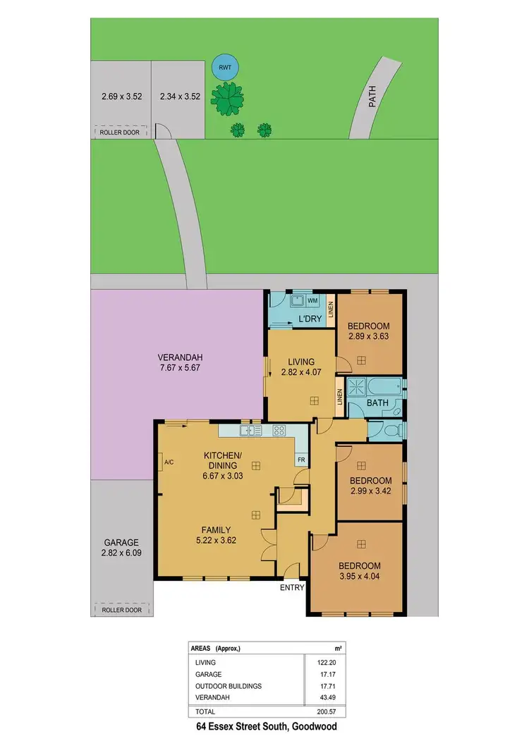 Floorplan of Homely house listing, 64 Essex Street South, Goodwood SA 5034