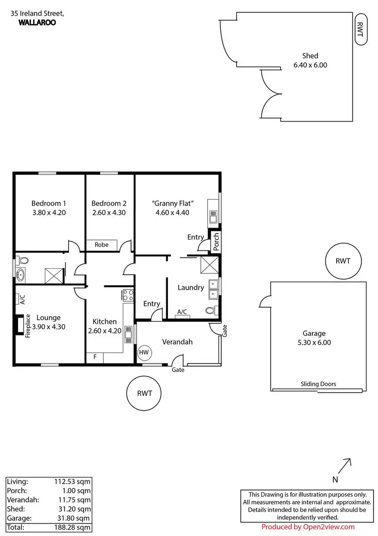 Floorplan of Homely house listing, 35 Ireland Street, Wallaroo SA 5556