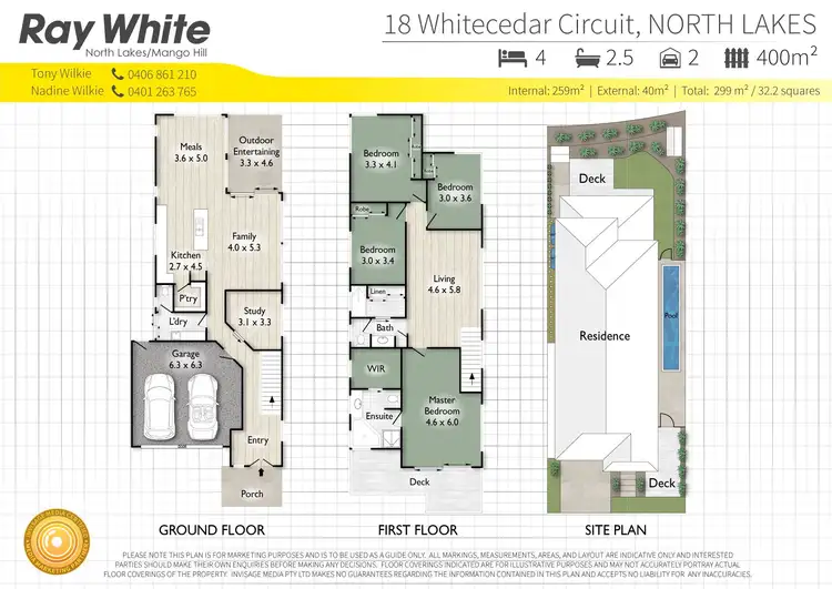 Floorplan of Homely house listing, 18 Whitecedar Circuit, North Lakes QLD 4509