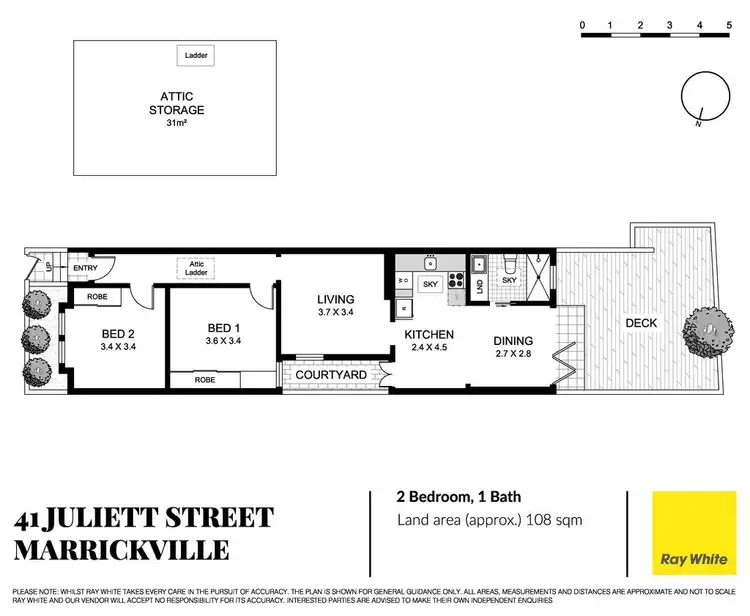 Floorplan of Homely house listing, 41 Juliett Street, Marrickville NSW 2204