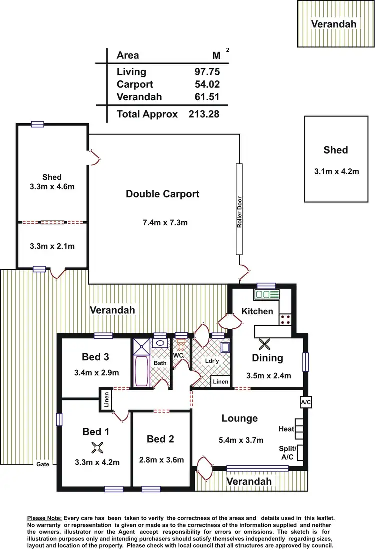 Floorplan of Homely house listing, 51 Callana Court, Craigmore SA 5114