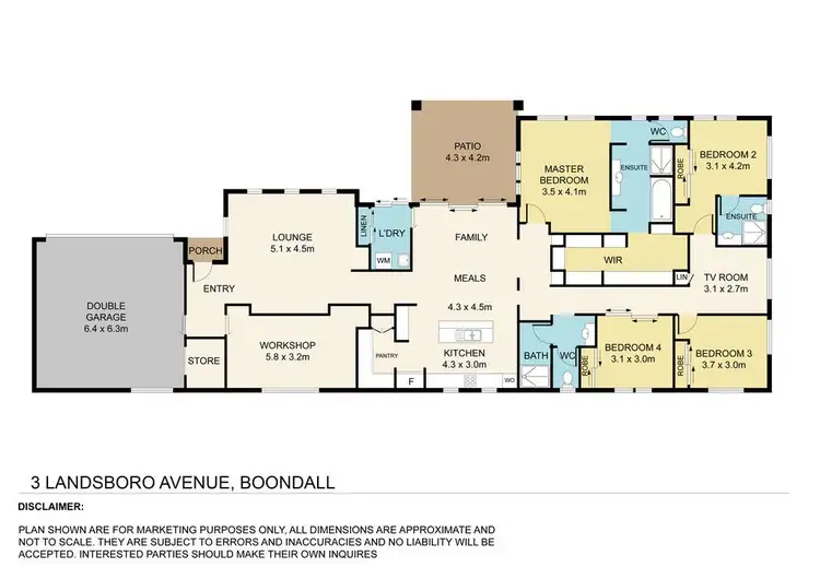 Floorplan of Homely house listing, 3 Landsboro Avenue, Boondall QLD 4034