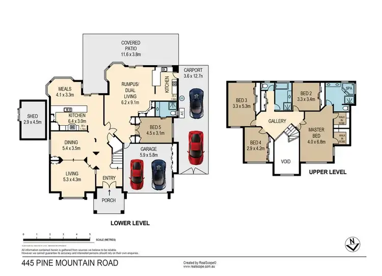 Floorplan of Homely house listing, 445 Pine Mountain Road, Carindale QLD 4152