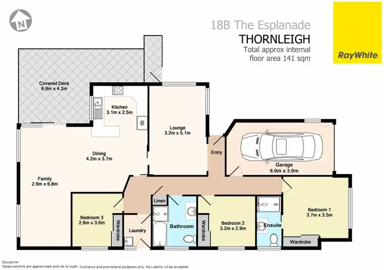Floorplan of Homely house listing, 18b The Esplanade, Thornleigh NSW 2120