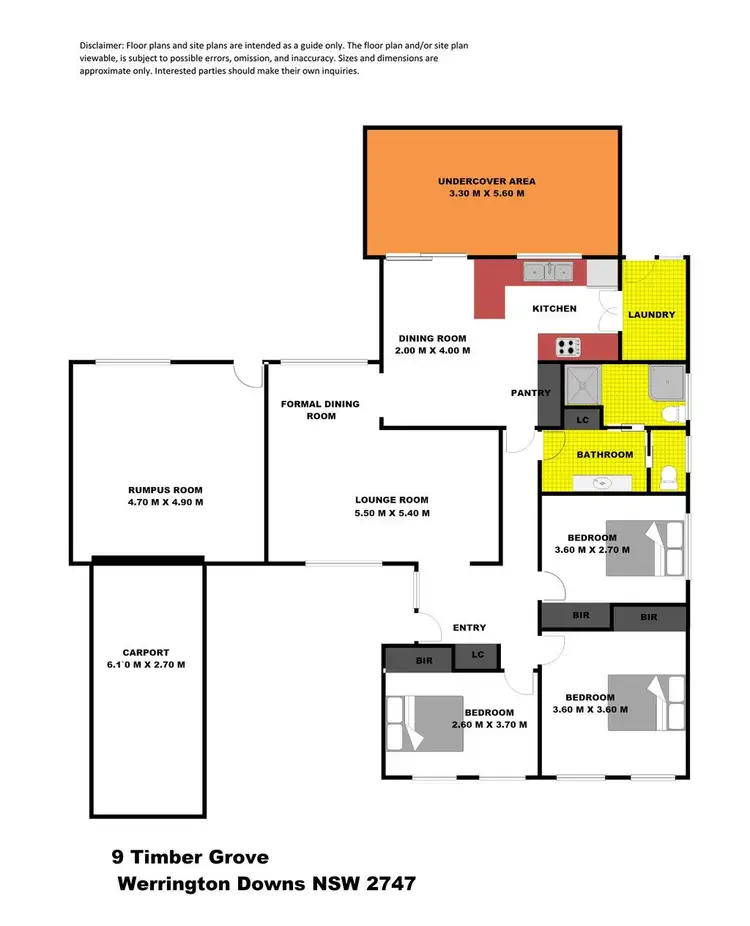Floorplan of Homely house listing, 9 Timber Grove, Werrington Downs NSW 2747