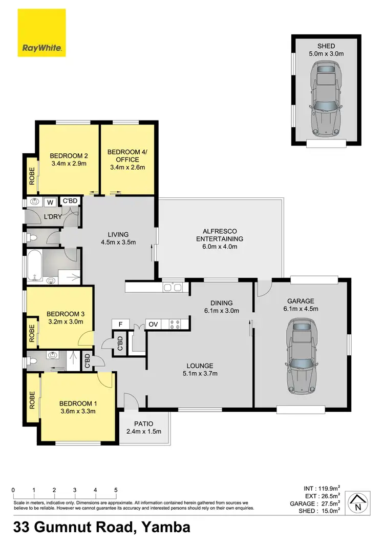 Floorplan of Homely house listing, 33 Gumnut Road, Yamba NSW 2464