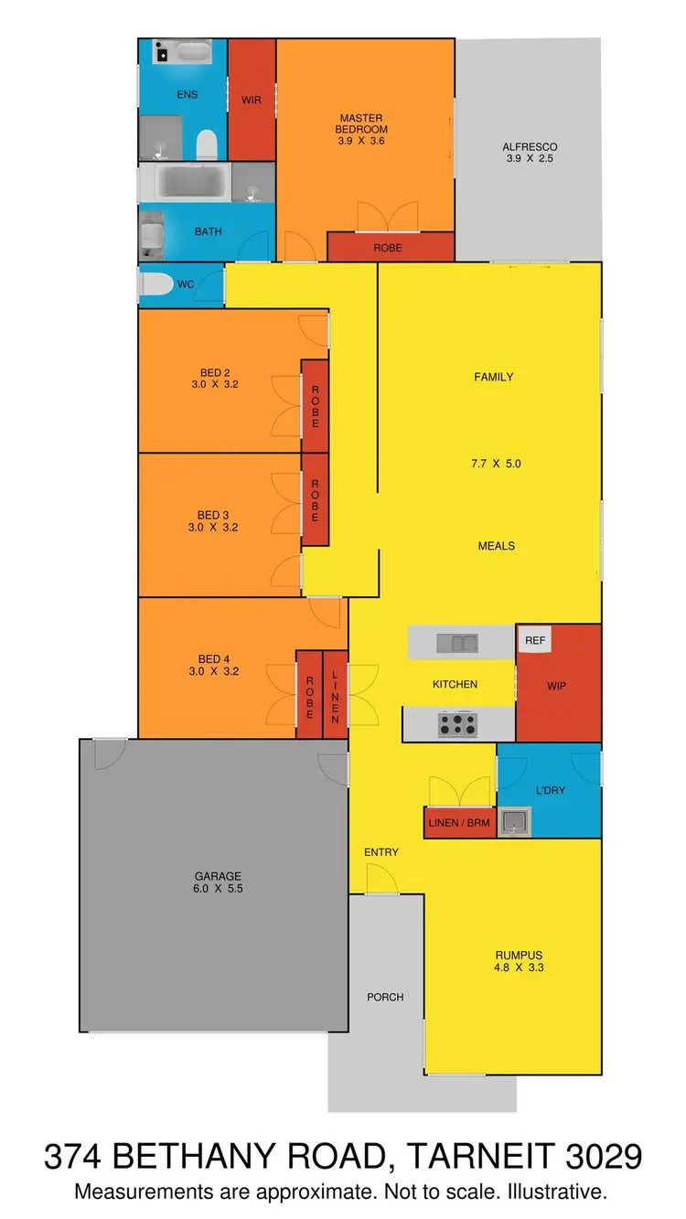 Floorplan of Homely house listing, 374 Bethany Road, Tarneit VIC 3029