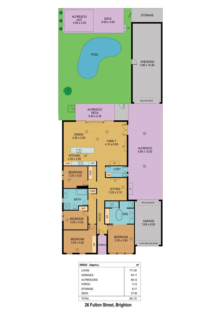 Floorplan of Homely house listing, 26 Fulton Street, Brighton SA 5048