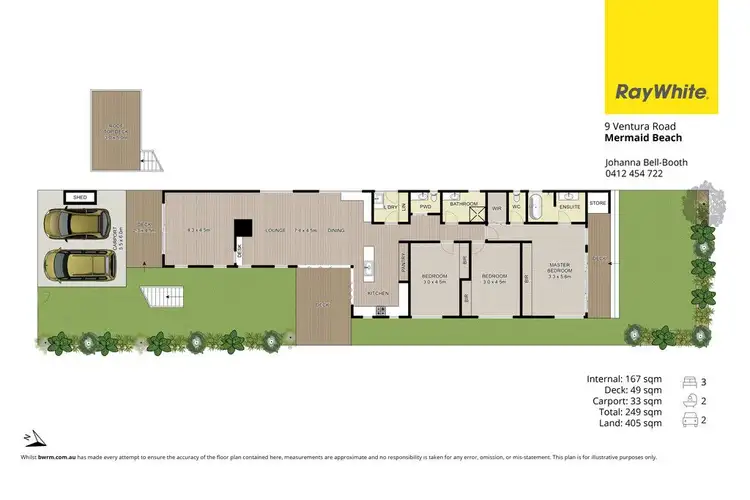 Floorplan of Homely house listing, 9 Ventura Road, Mermaid Beach QLD 4218