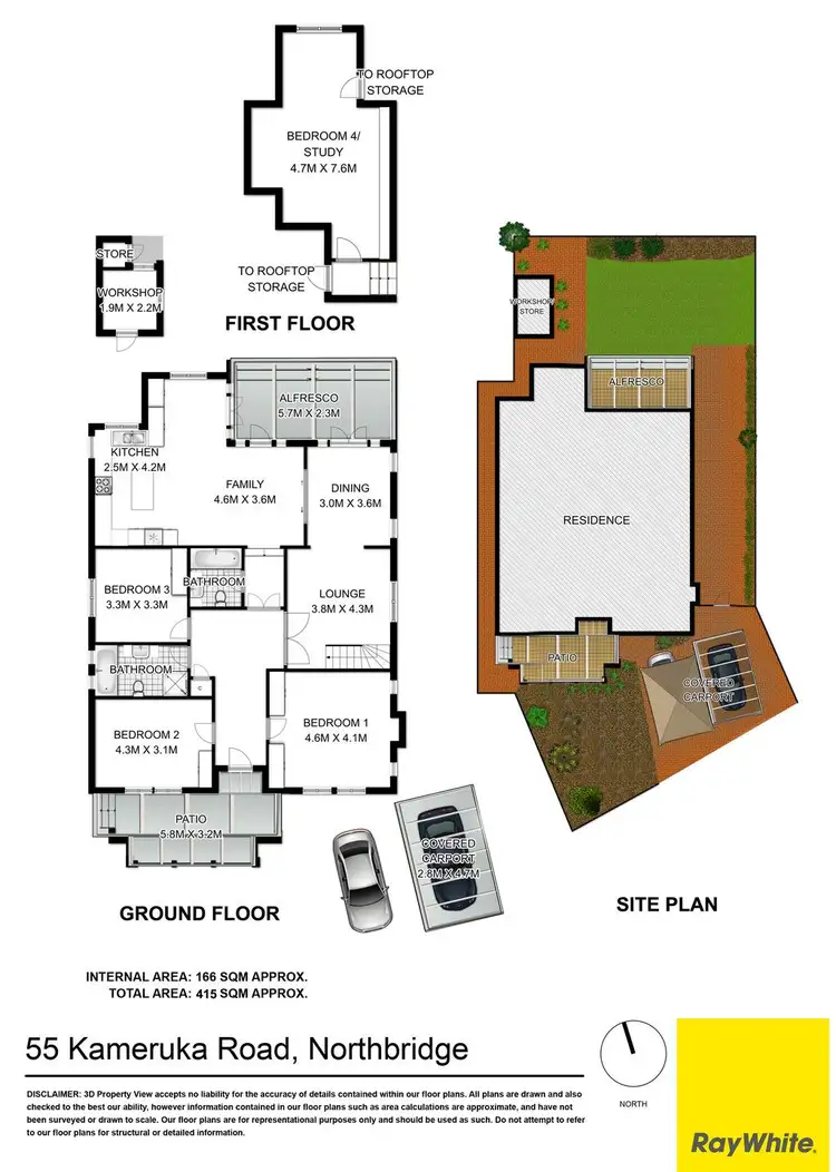 Floorplan of Homely house listing, 55 Kameruka Road, Northbridge NSW 2063