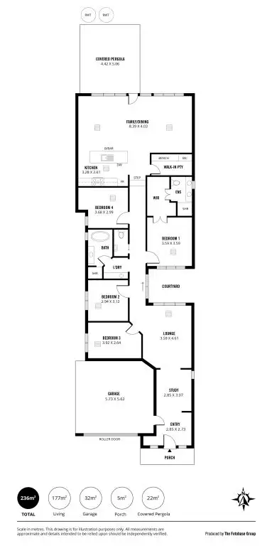 Floorplan of Homely house listing, 66 Clifton, Blair Athol SA 5084