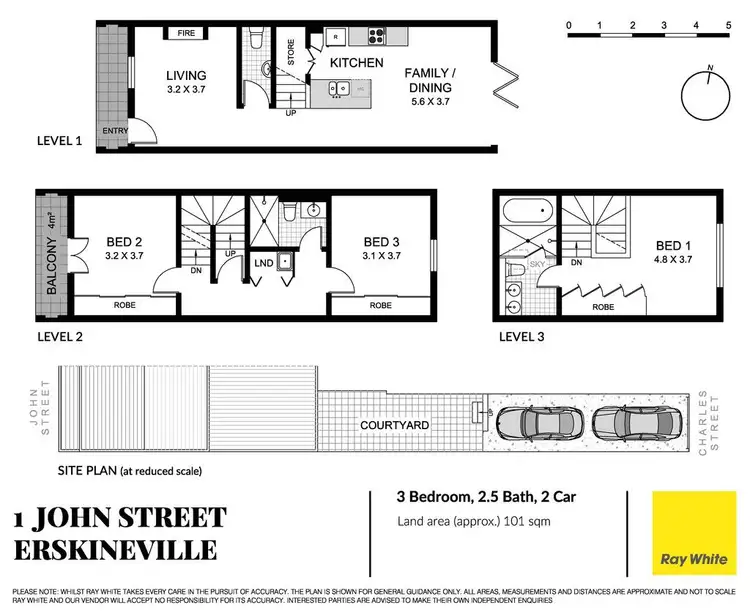 Floorplan of Homely house listing, 1 John Street, Erskineville NSW 2043