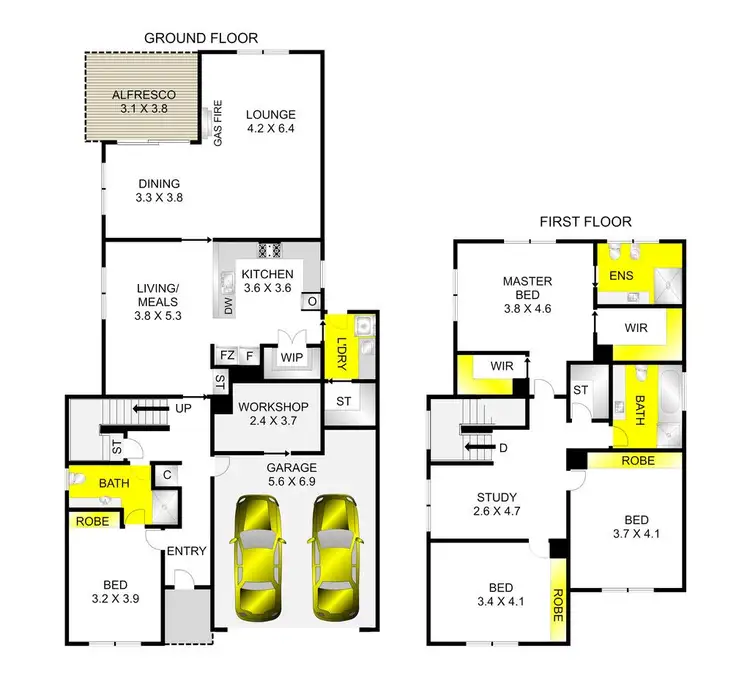 Floorplan of Homely house listing, 1 Stephenson Street, Lara VIC 3212