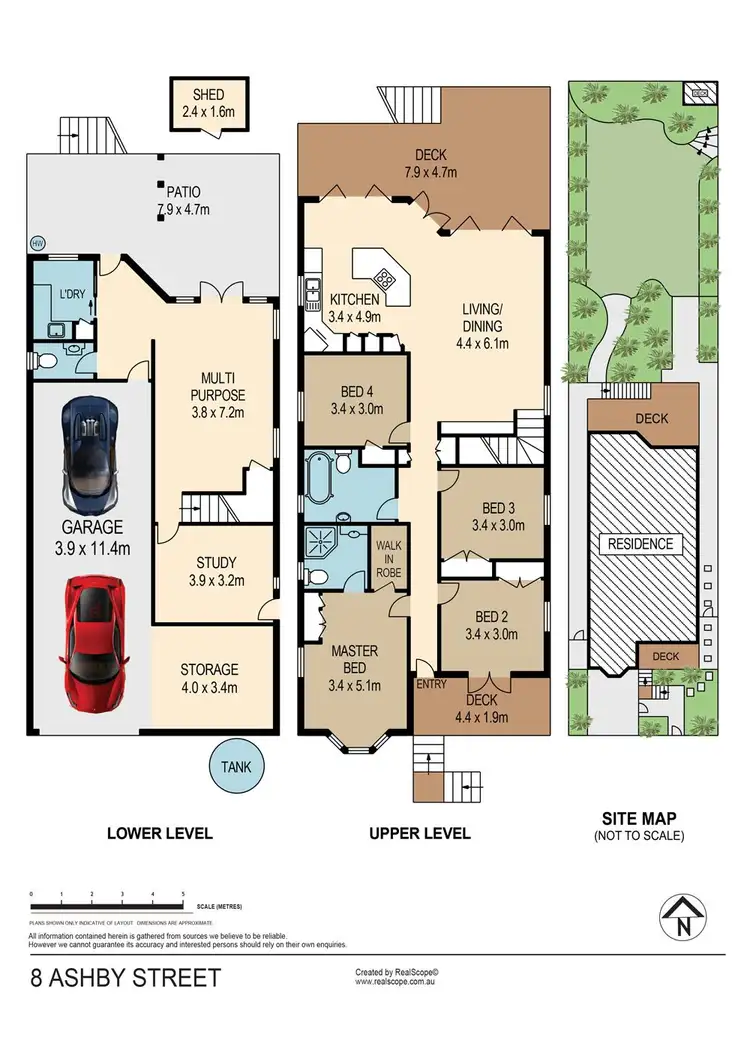 Floorplan of Homely house listing, 8 Ashby Street, Fairfield QLD 4103