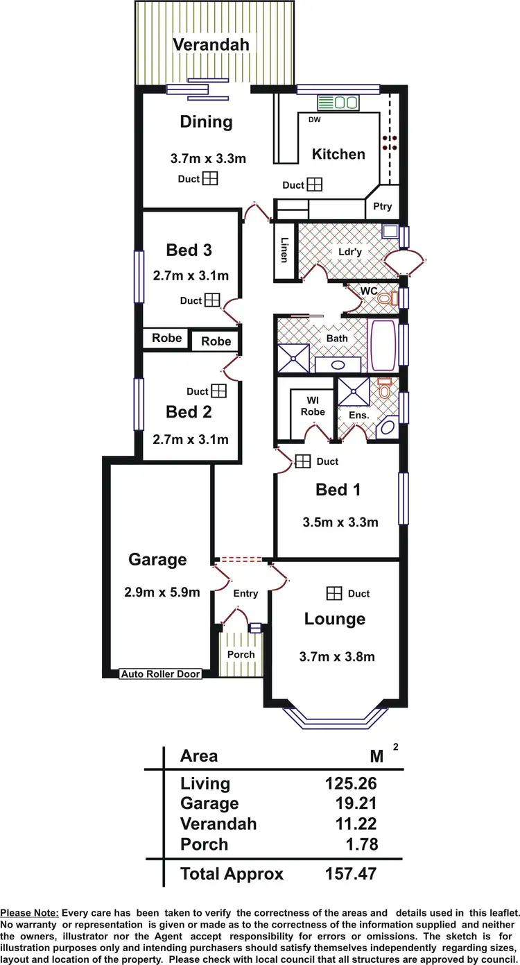 Floorplan of Homely house listing, 42 Admiralty Circuit, Smithfield SA 5114
