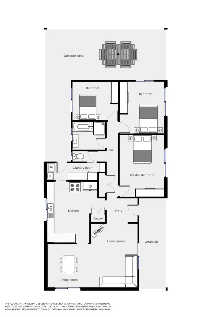 Floorplan of Homely house listing, 57 Chaffey Street, Merbein VIC 3505