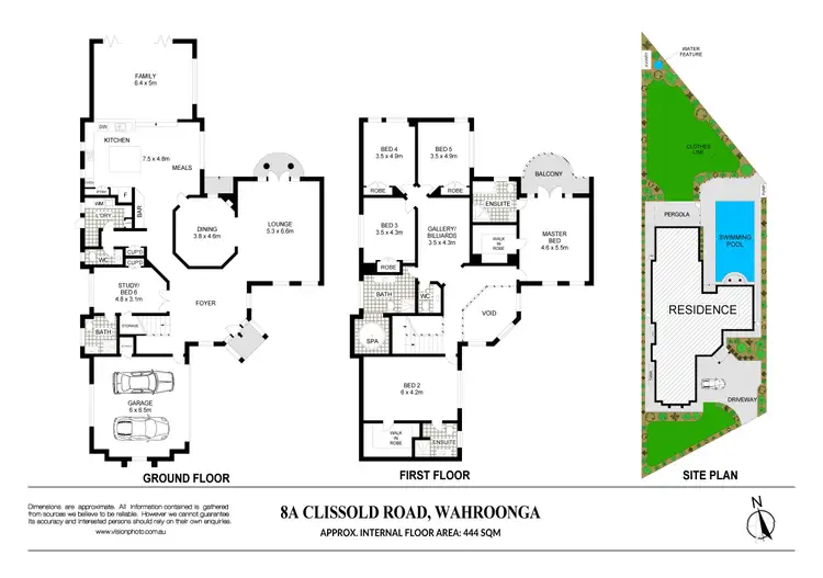 Floorplan of Homely house listing, 8a Clissold Road, Wahroonga NSW 2076