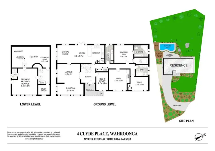 Floorplan of Homely house listing, 4 Clyde Place, Wahroonga NSW 2076