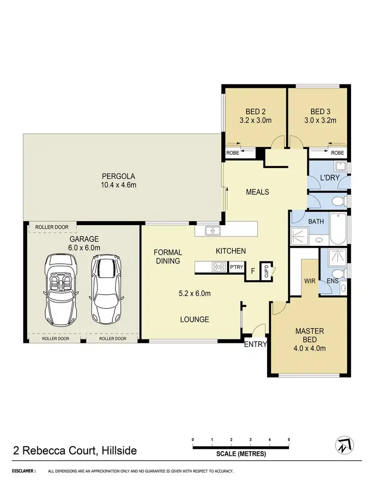 Floorplan of Homely house listing, 2 Rebecca Court, Hillside VIC 3037