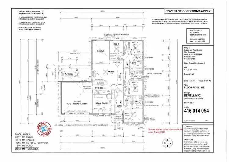 Floorplan of Homely house listing, 3 Roslyn Close, Coomera QLD 4209