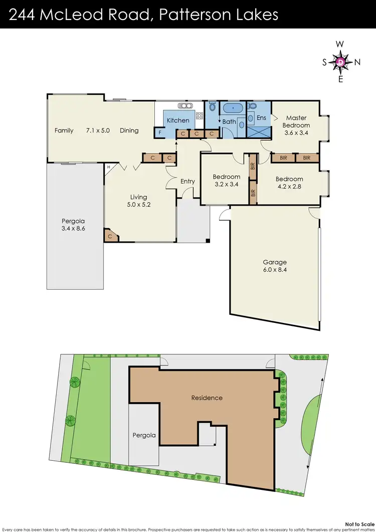 Floorplan of Homely house listing, 244 McLeod Road, Patterson Lakes VIC 3197