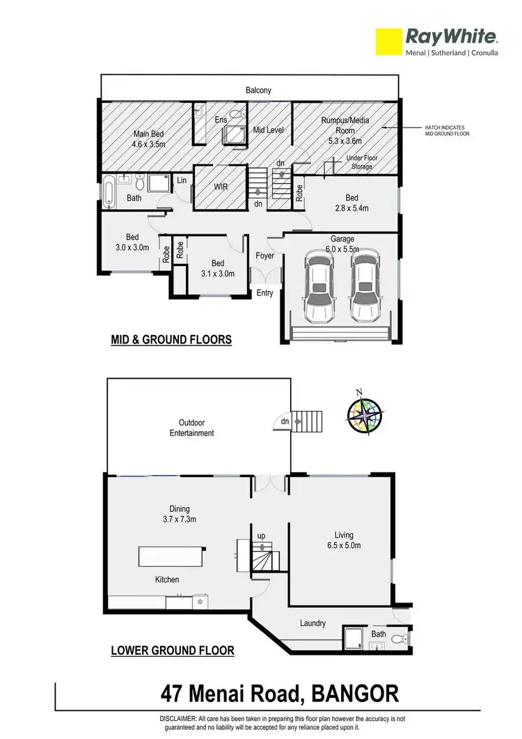Floorplan of Homely house listing, 47 Menai Road, Bangor NSW 2234