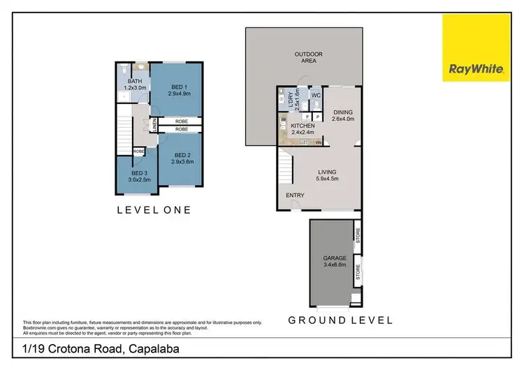 Floorplan of Homely house listing, 1/19 Crotona Road, Capalaba QLD 4157