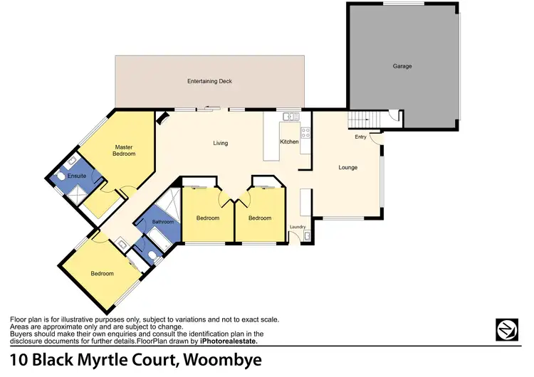 Floorplan of Homely house listing, 10 Black Myrtle Court, Woombye QLD 4559