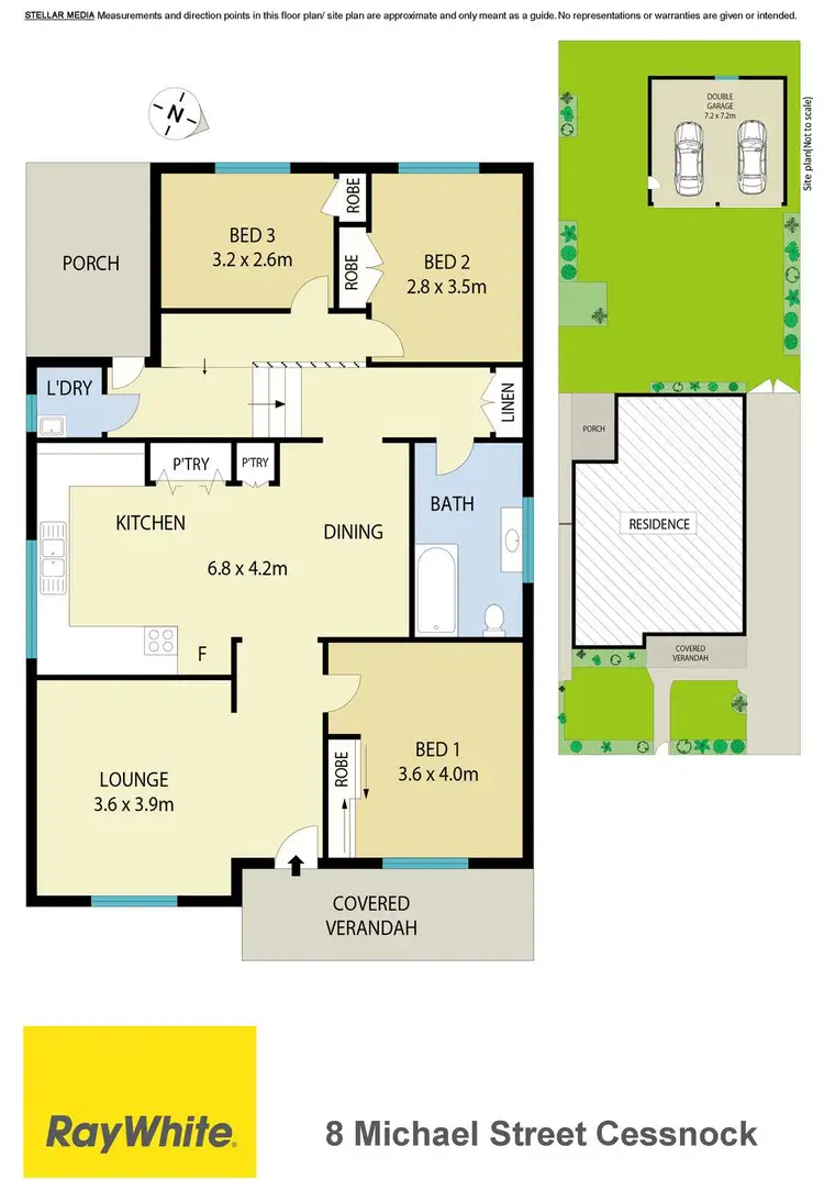 Floorplan of Homely house listing, 8 Michael Street, Cessnock NSW 2325