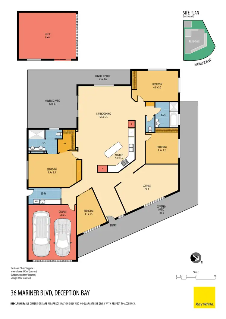 Floorplan of Homely house listing, 36 Mariner Boulevard, Deception Bay QLD 4508