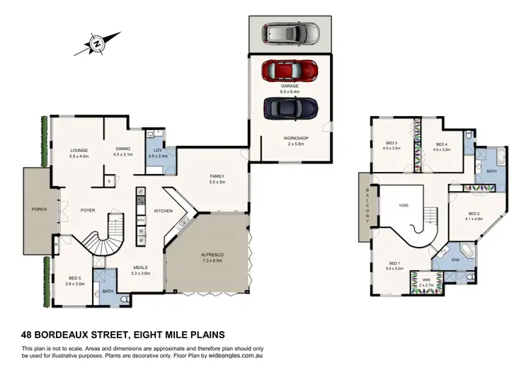 Floorplan of Homely house listing, 48 Bordeaux Street, Eight Mile Plains QLD 4113