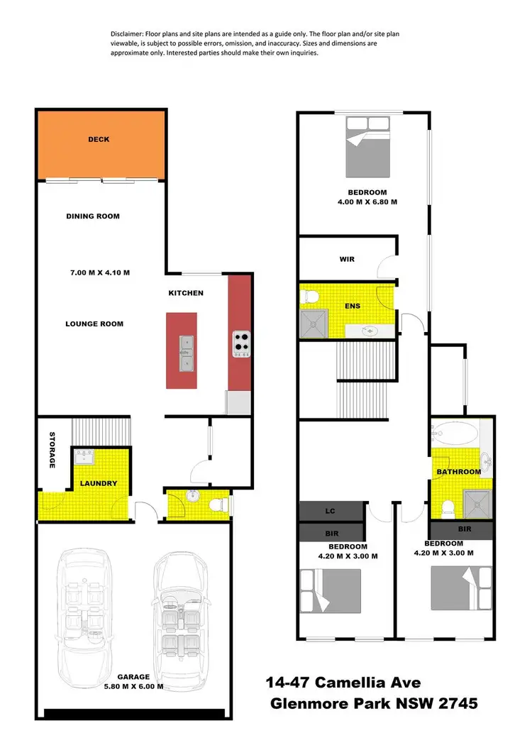 Floorplan of Homely house listing, 14/47 Camellia Avenue, Glenmore Park NSW 2745