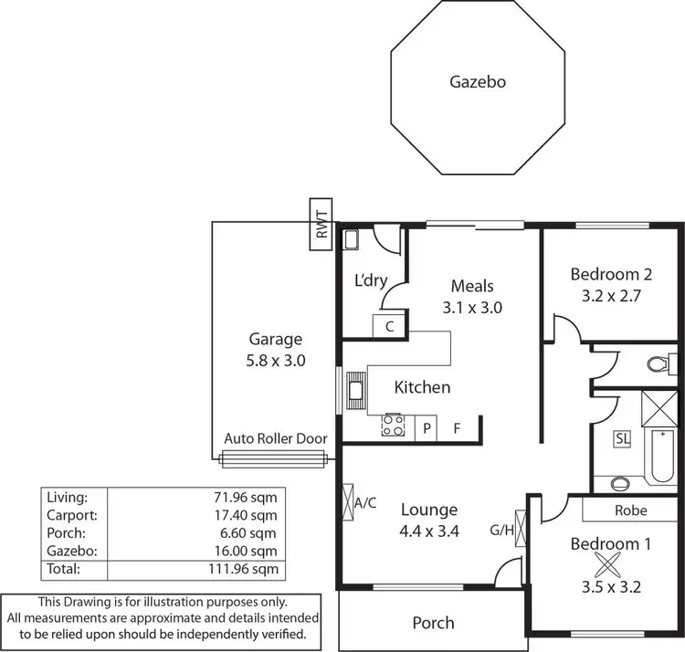 Floorplan of Homely house listing, 3/68 Victoria Street, Queenstown SA 5014