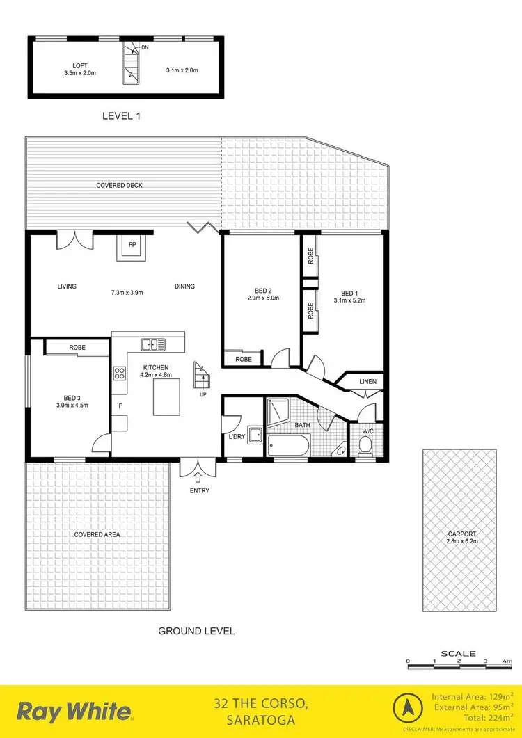 Floorplan of Homely house listing, 32 The Corso, Saratoga NSW 2251