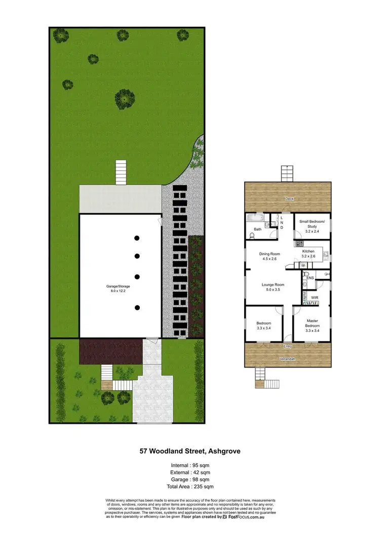 Floorplan of Homely house listing, 57 Woodland Street, Ashgrove QLD 4060