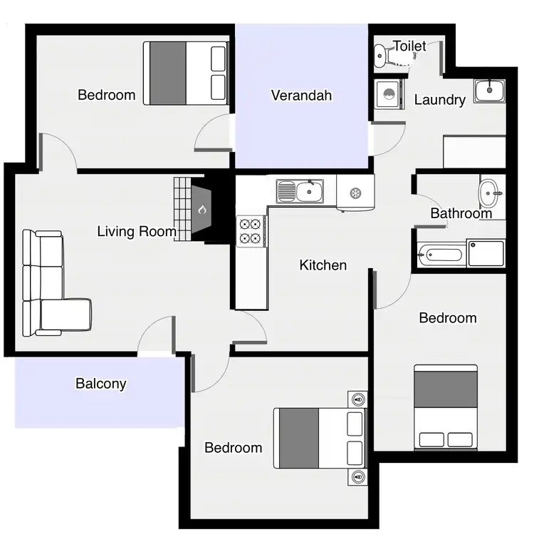 Floorplan of Homely house listing, 33 Box Court, Merbein VIC 3505