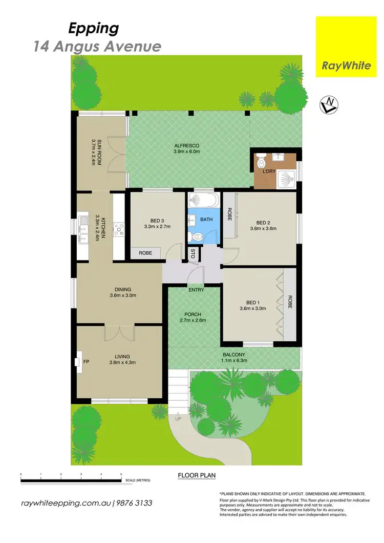 Floorplan of Homely house listing, 14 Angus Avenue, Epping NSW 2121