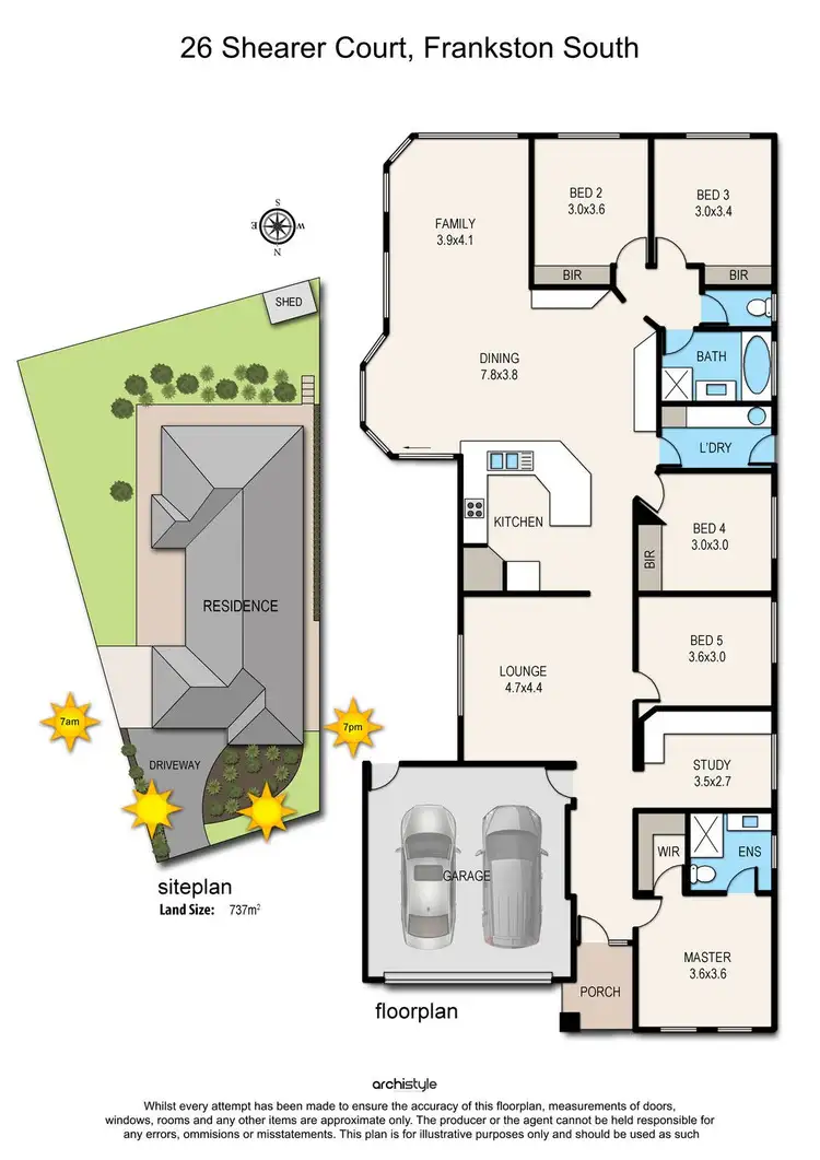 Floorplan of Homely house listing, 26 Shearer Court, Frankston South VIC 3199