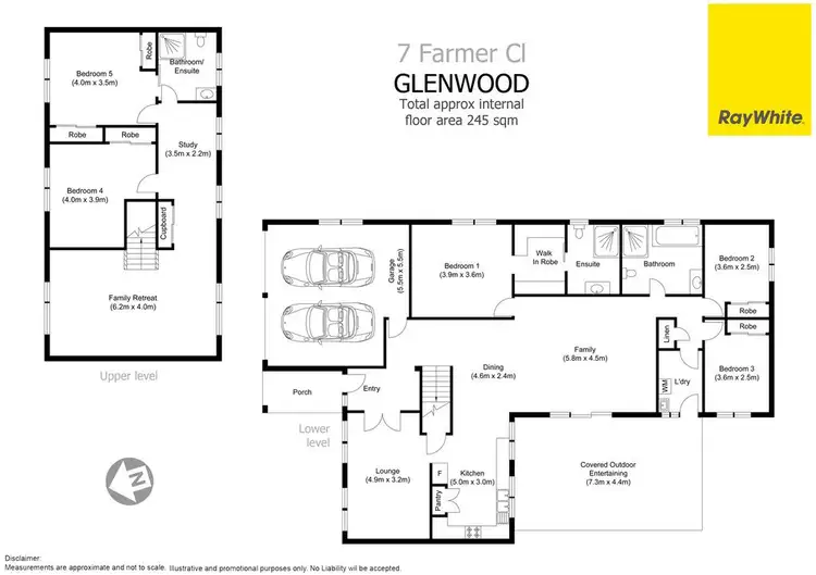Floorplan of Homely house listing, 7 Farmer Close, Glenwood NSW 2768