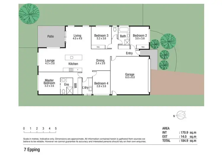 Floorplan of Homely house listing, 7 Epping Way, Mount Low QLD 4818