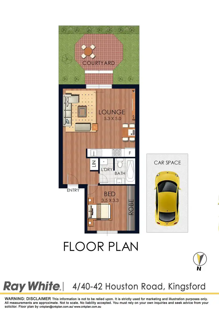 Floorplan of Homely apartment listing, 4/40-42 Houston Road, Kingsford NSW 2032