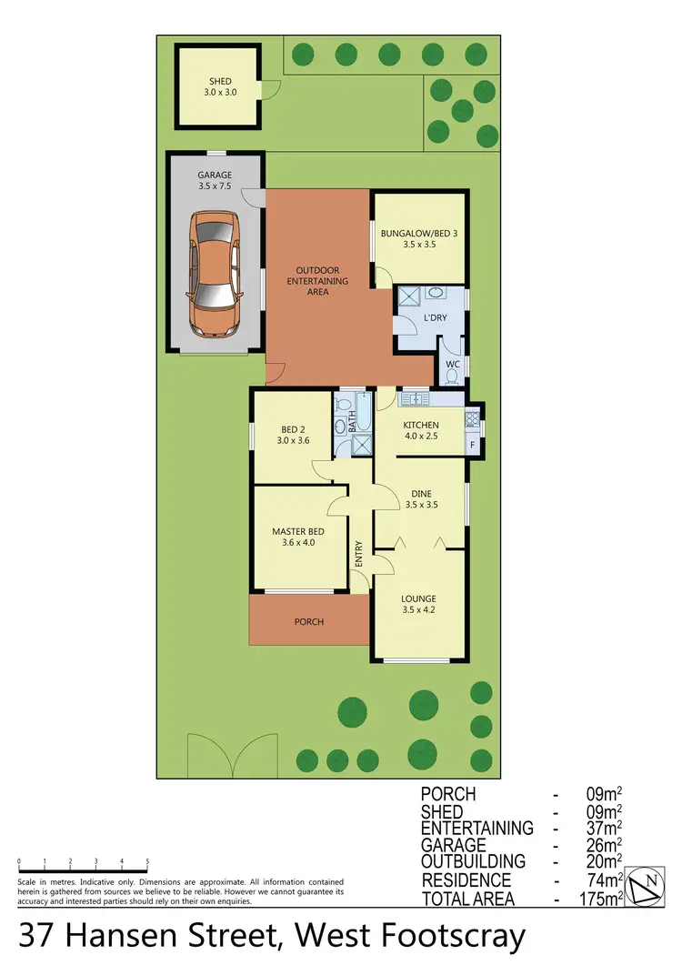 Floorplan of Homely house listing, 37 Hansen Street, West Footscray VIC 3012
