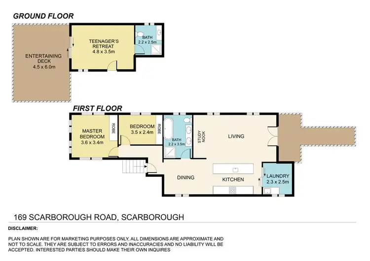 Floorplan of Homely house listing, 169 Scarborough Road, Redcliffe QLD 4020