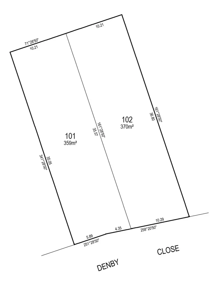 Floorplan of Homely land listing, 31A Denby Close, Christie Downs SA 5164